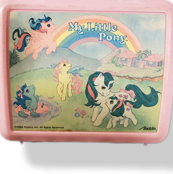 My Little Pony vintage lunchbox with thermos. Great condition!!
